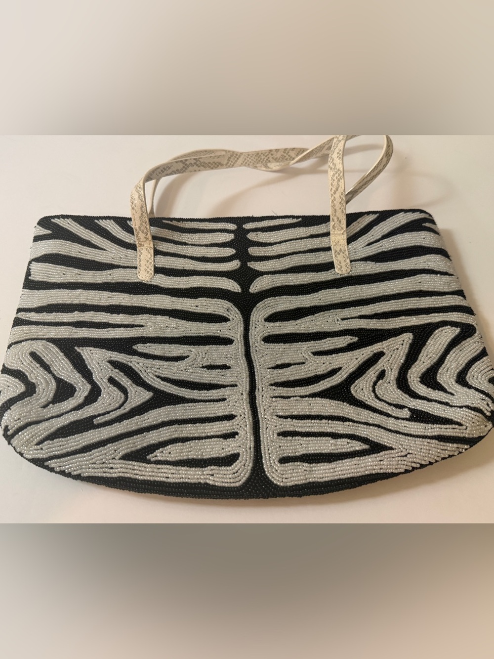Vintage Fendi Zebra Statement Tote